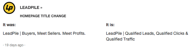 A third place showing for LeadPile with strong keyword improvements LeadPile moves to stronger keywords which are certain to improve their SEO performance