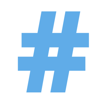 Icon of hashtag
